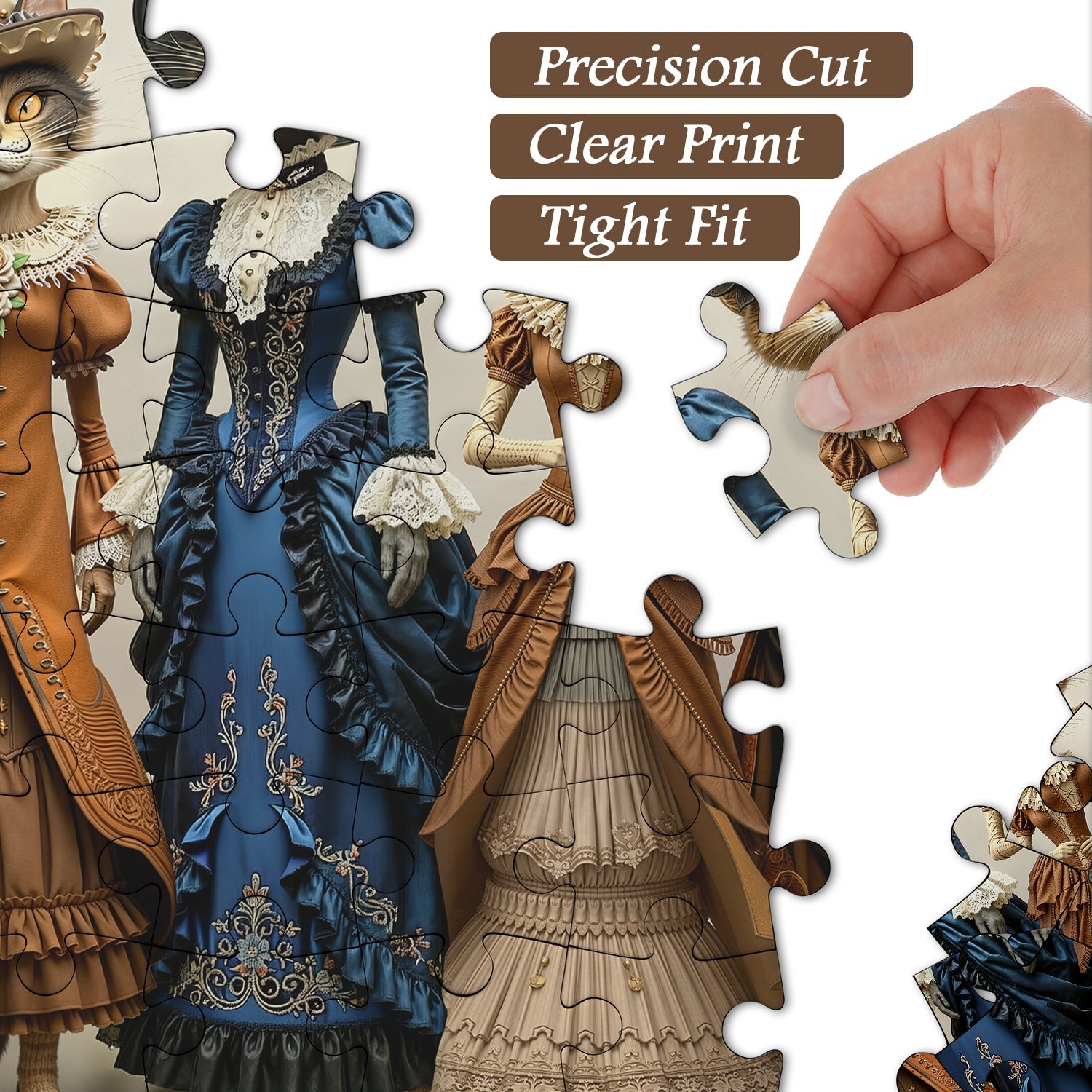 Royal Cat Court Jigsaw Puzzle 1000 Piece