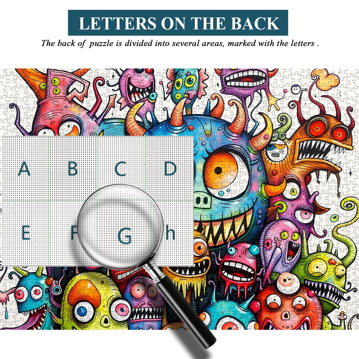 Monster Family Jigsaw Puzzle 1000 Pieces