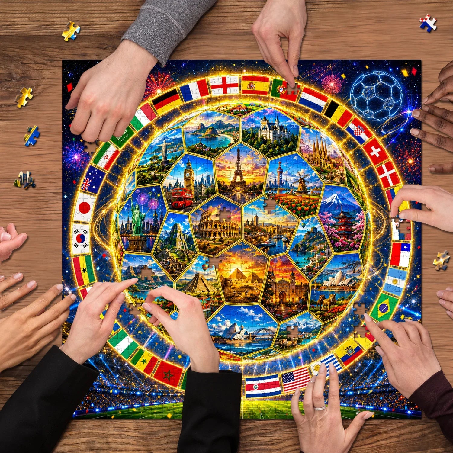World of Football Jigsaw Puzzle 1000 Piece