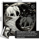 Elephant's Journey Jigsaw Puzzle 1000 Pieces