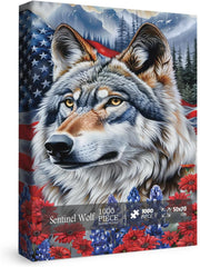Puzzle de 1000 pièces Sentinelle Loup