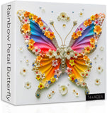 Rainbow Petal Butterfly Jigsaw Puzzle 1000 Pieces