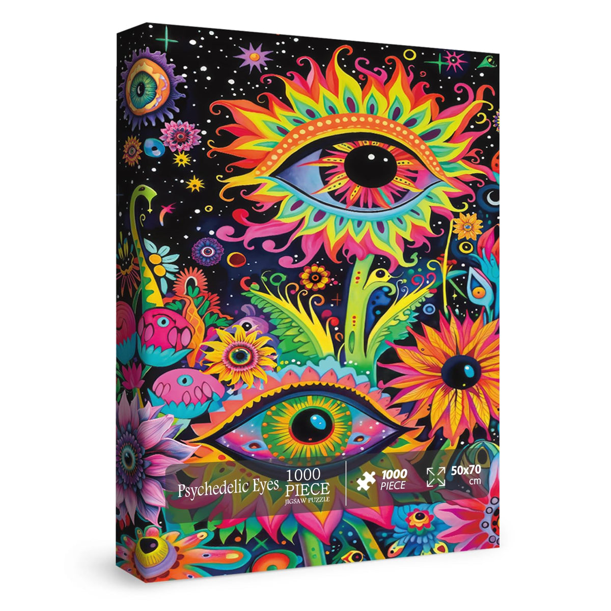 Puzzle Jigsaw Yeux Psychédéliques 1000 Pièces