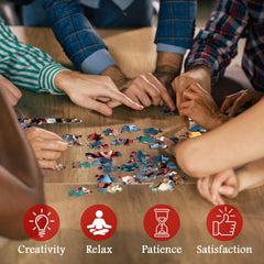 Lustiges Weihnachts-Puzzle mit 1000 Teilen