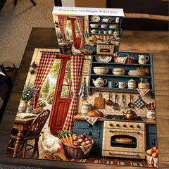Country Cottage Kitchen Jigsaw Puzzle 1000 Piece