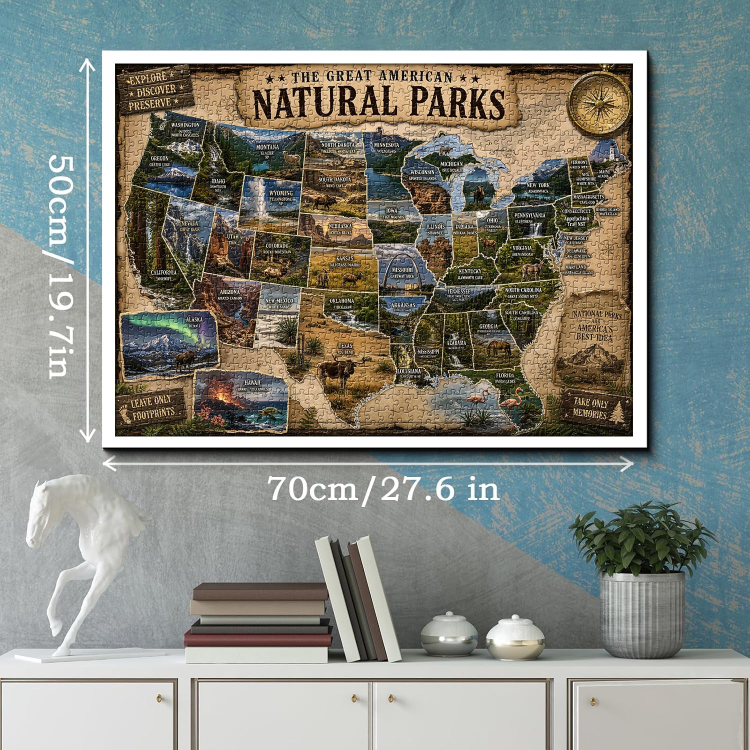 American Parks Jigsaw Puzzle 1000 Piece