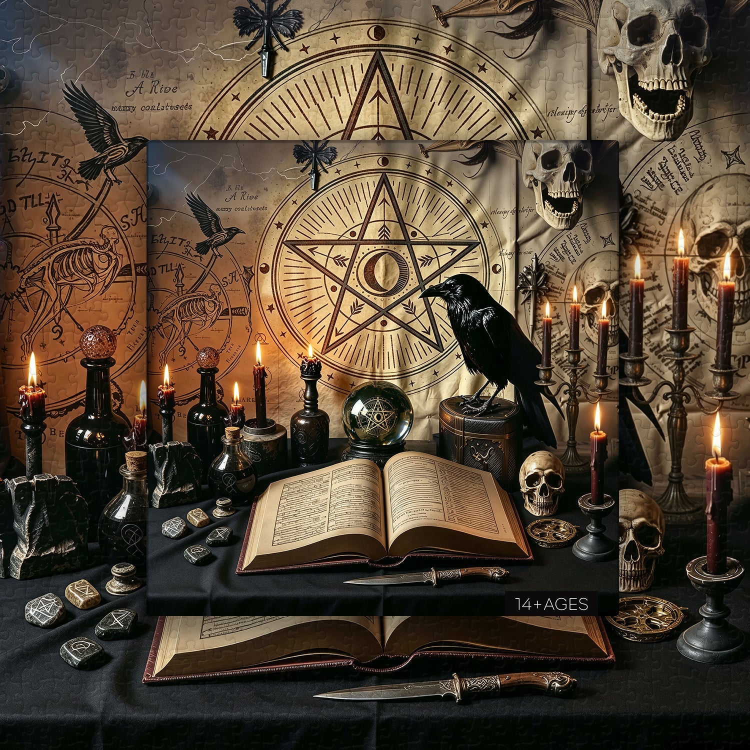 Raven Arcana Jigsaw Puzzle 1000 Piece
