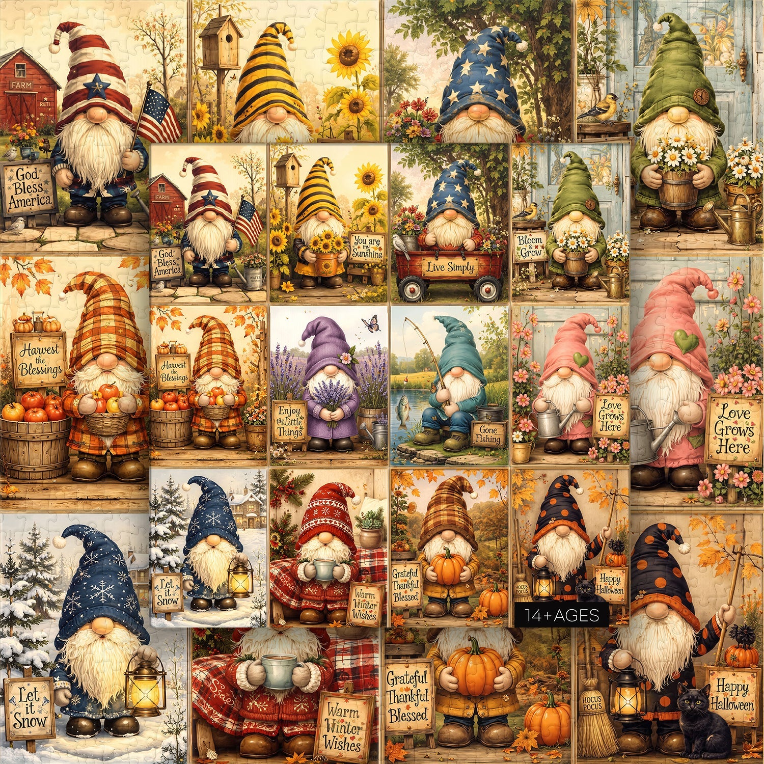 Gnome Tales Jigsaw Puzzle 1000 Piece