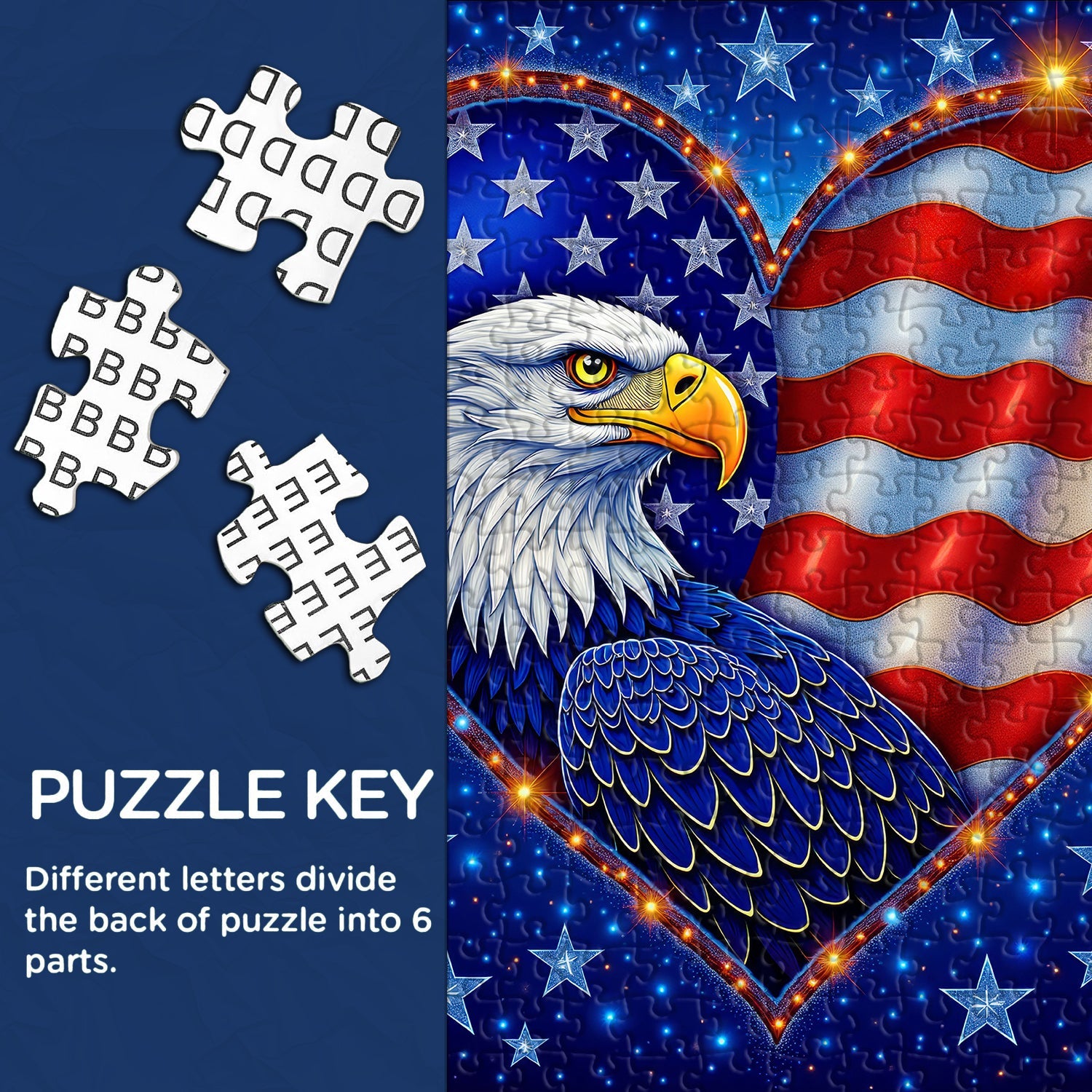 Wings Of Liberty Jigsaw Puzzle 1000 Pieces