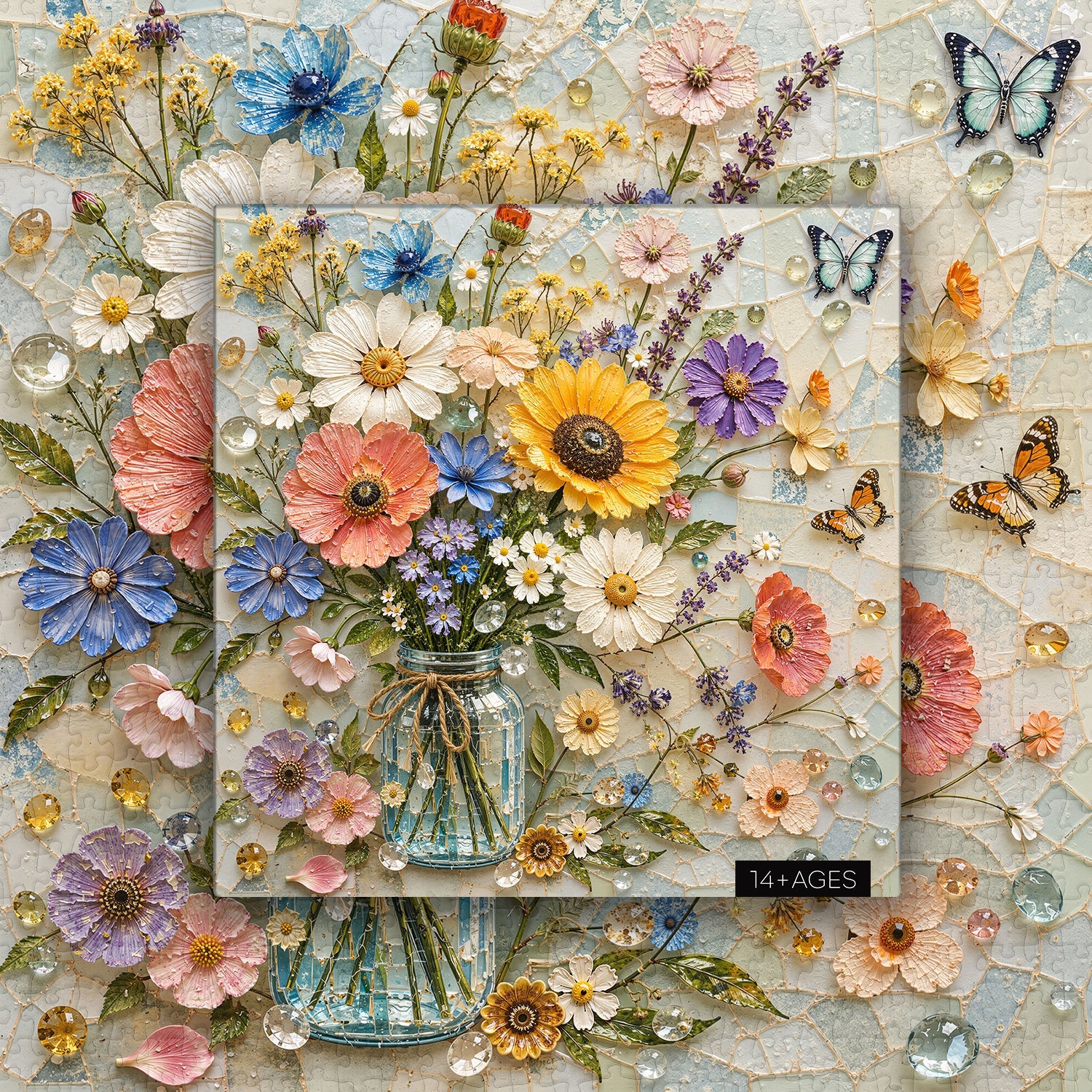 Meadow Jar Jigsaw Puzzle 1000 Piece