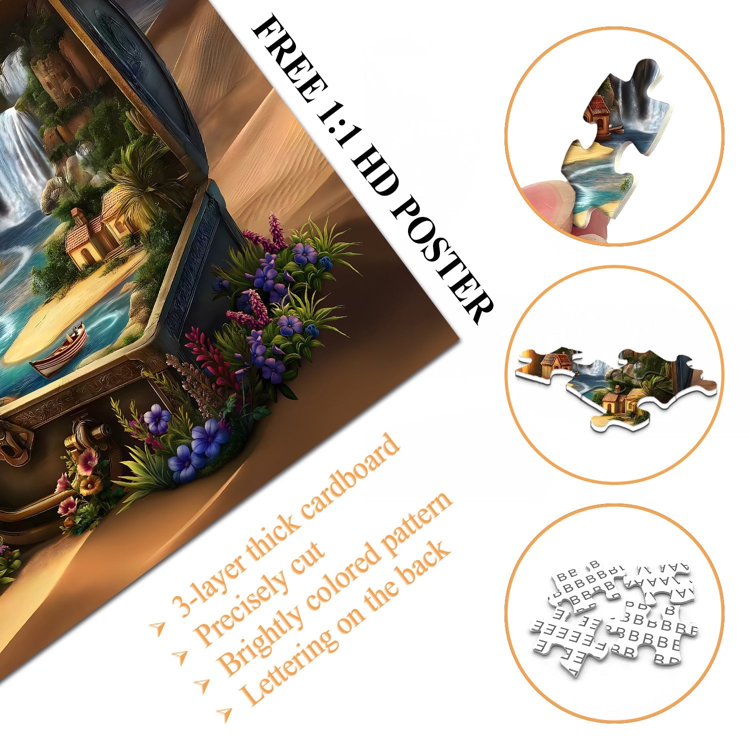 Desert Treasure Jigsaw Puzzle 1000 Pieces