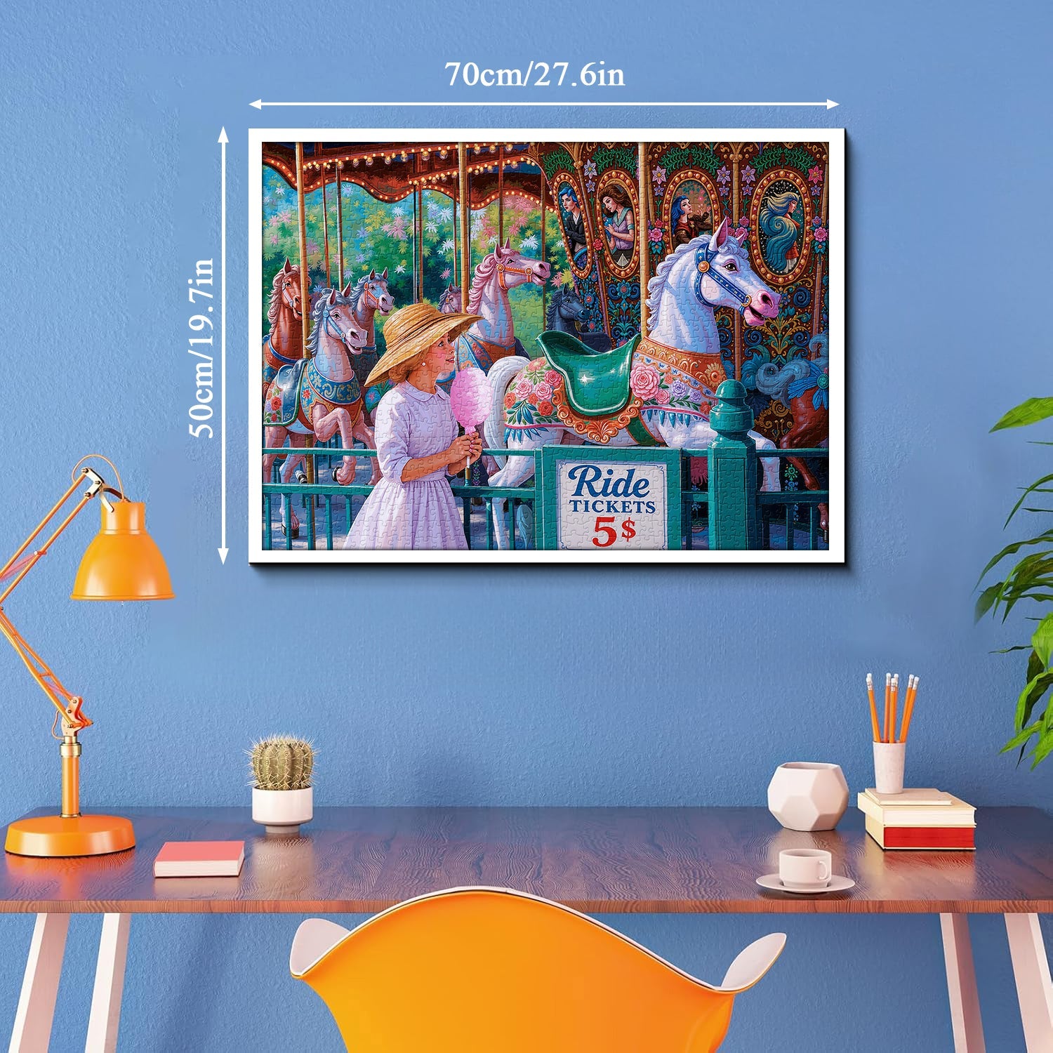 Candyfloss and Carousel Jigsaw Puzzle 1000 Pieces