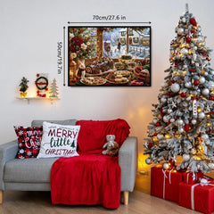 Christmas Window Feast Jigsaw Puzzle 1000 Pieces