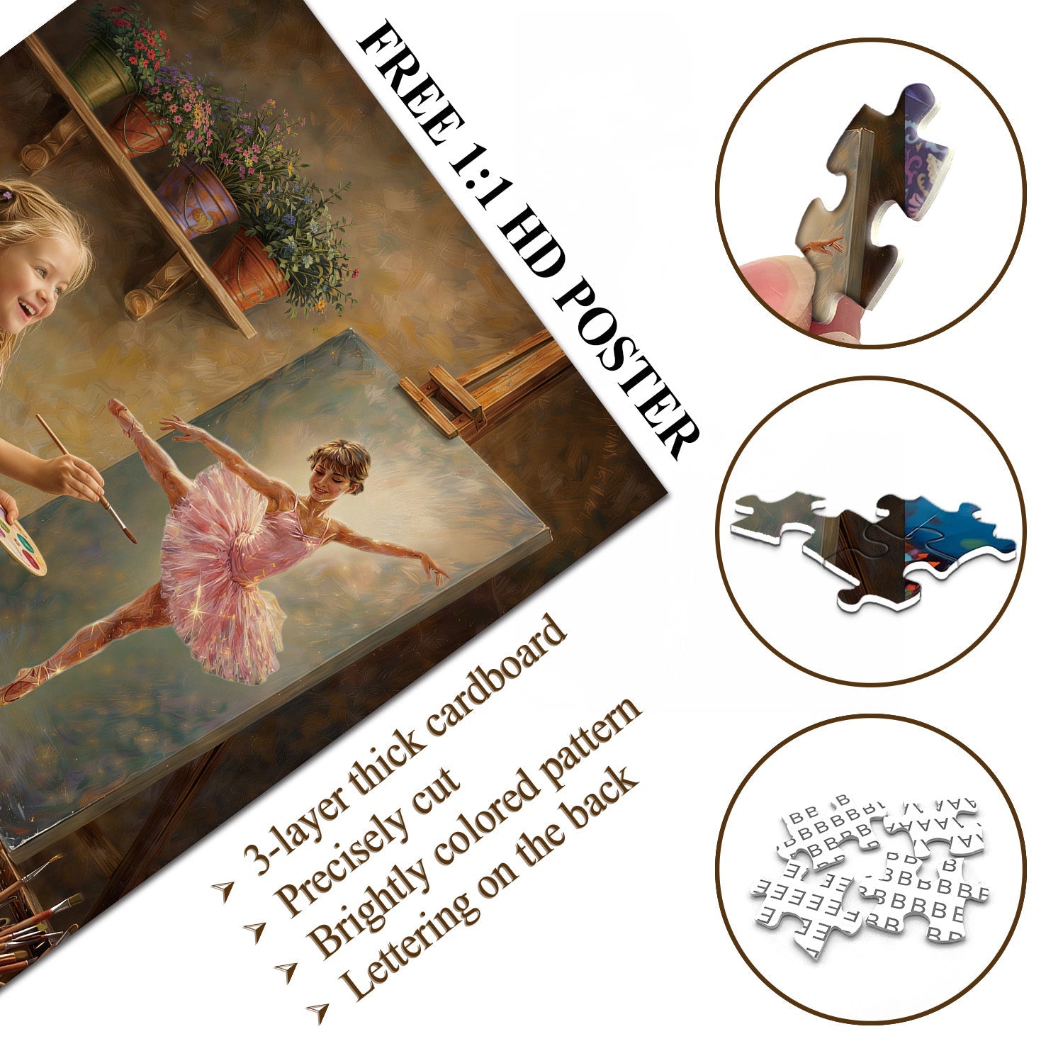 Brush And Dream Jigsaw Puzzle 1000 Pieces