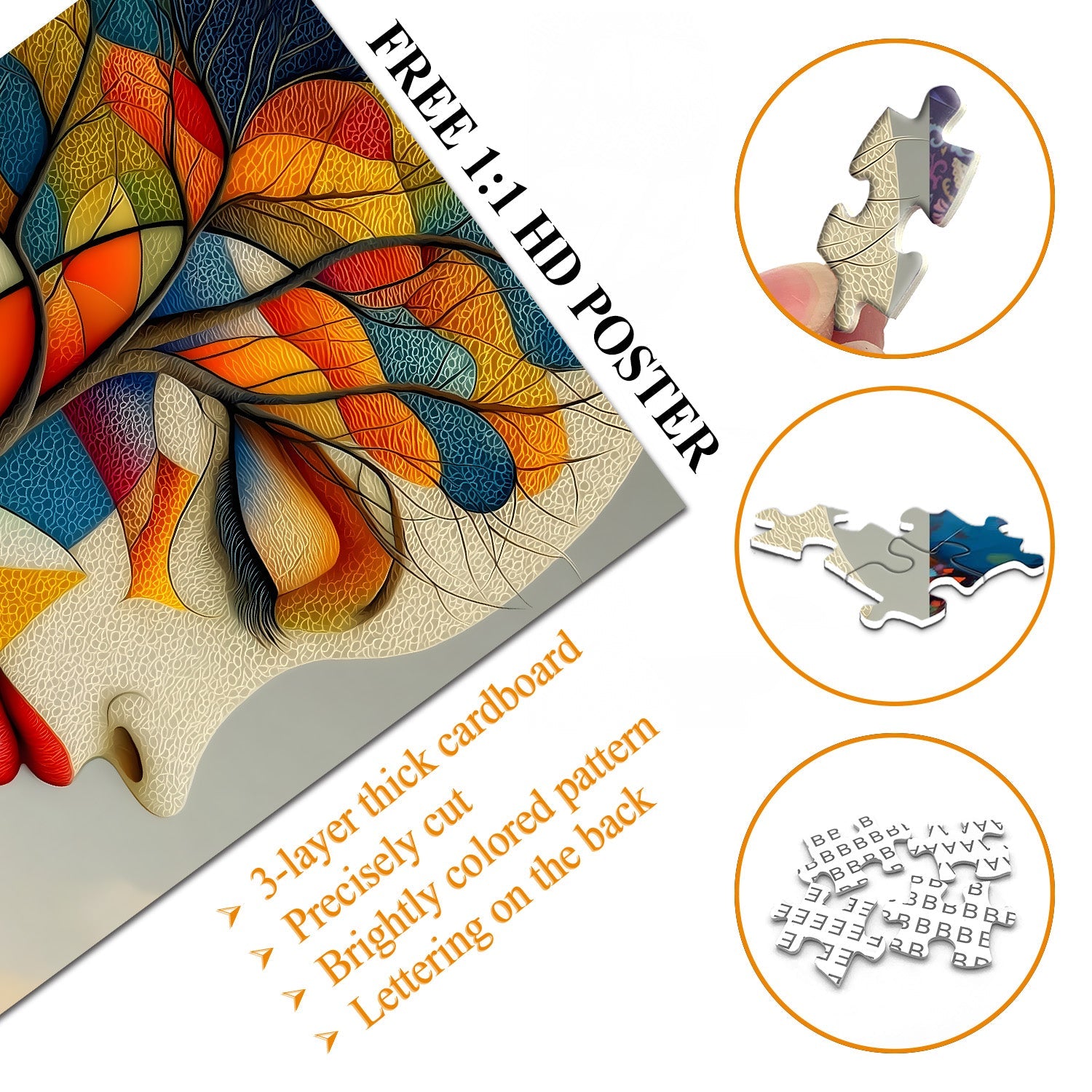 Growing Visage Jigsaw Puzzle 1000 Pieces