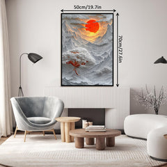 Sunset Paper Mountains Jigsaw Puzzle 1000 Pieces