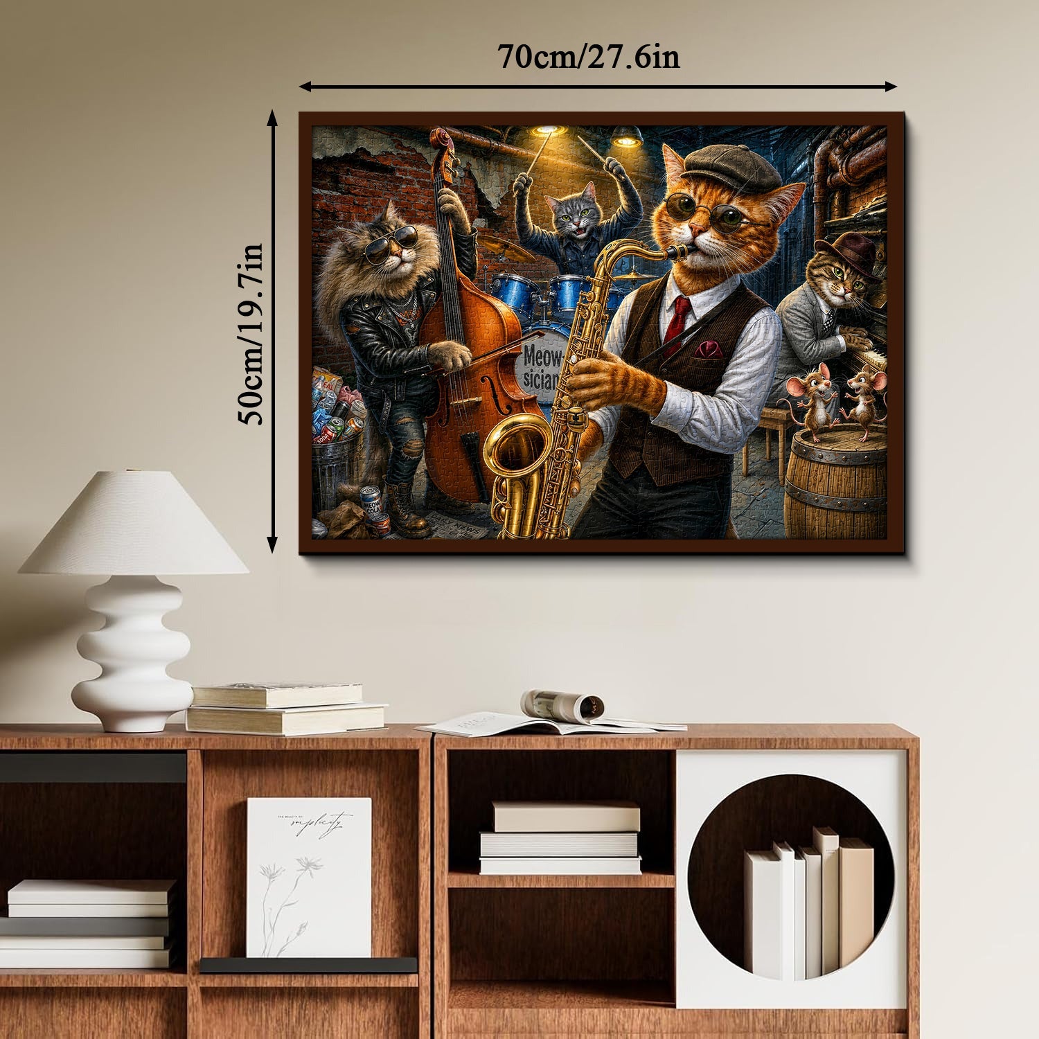 Street Jazz Cats Jigsaw Puzzle 1000 Pieces