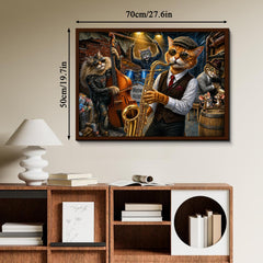 Street Jazz Cats Jigsaw Puzzle 1000 Pieces