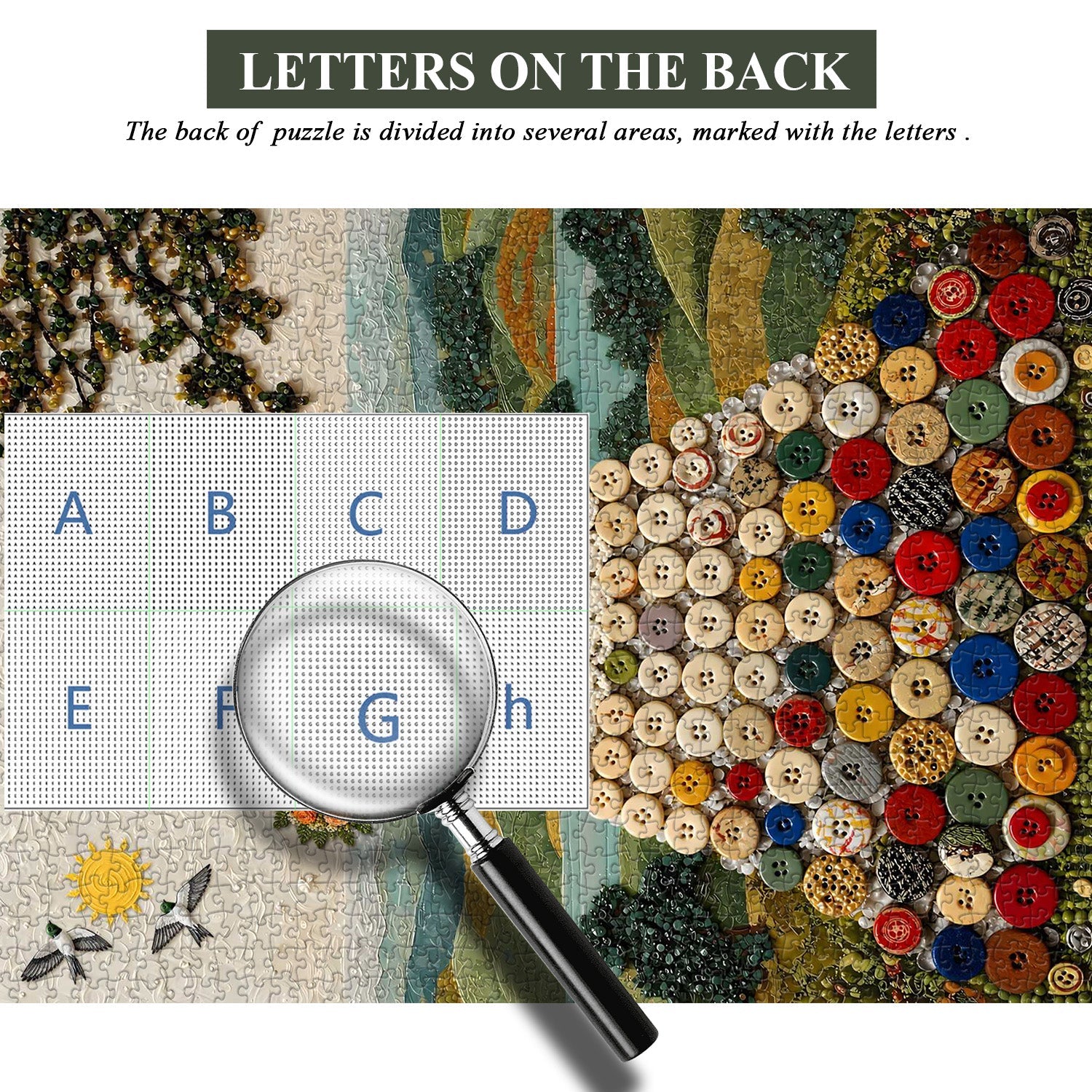Button Skirt Jigsaw Puzzle 1000 Pieces