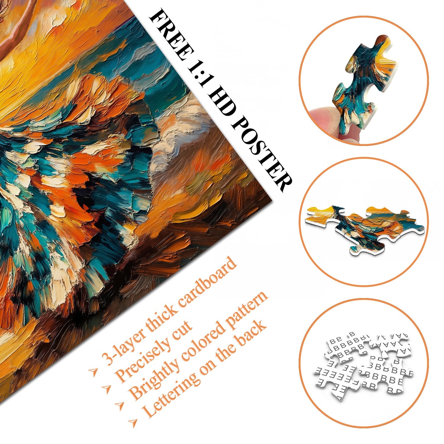 Sunset Embrace Jigsaw Puzzle 1000 Pieces