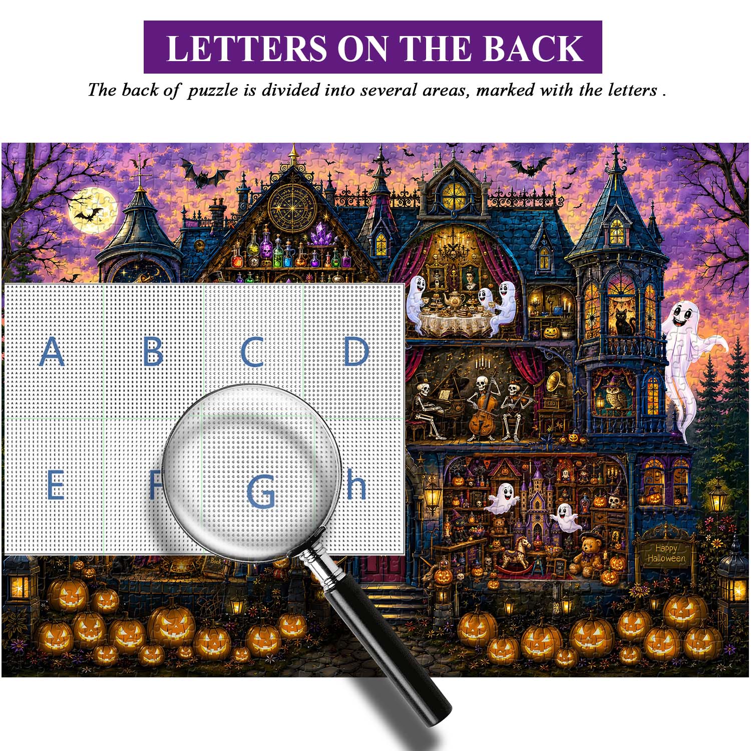 Halloween Carnival Mansion Jigsaw Puzzle 1000 Pieces