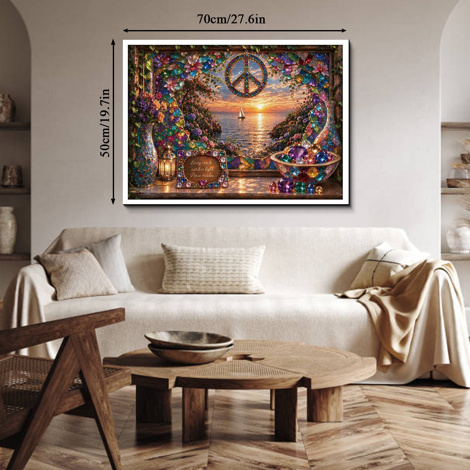 Glass Peace Jigsaw Puzzle 1000 Pieces