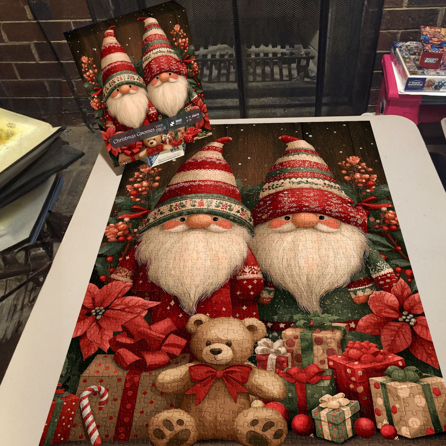 Christmas Gnomes Jigsaw Puzzles 1000 Pieces