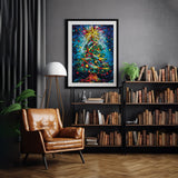 Glassy Christmas Tree Jigsaw Puzzle 1000 Pieces