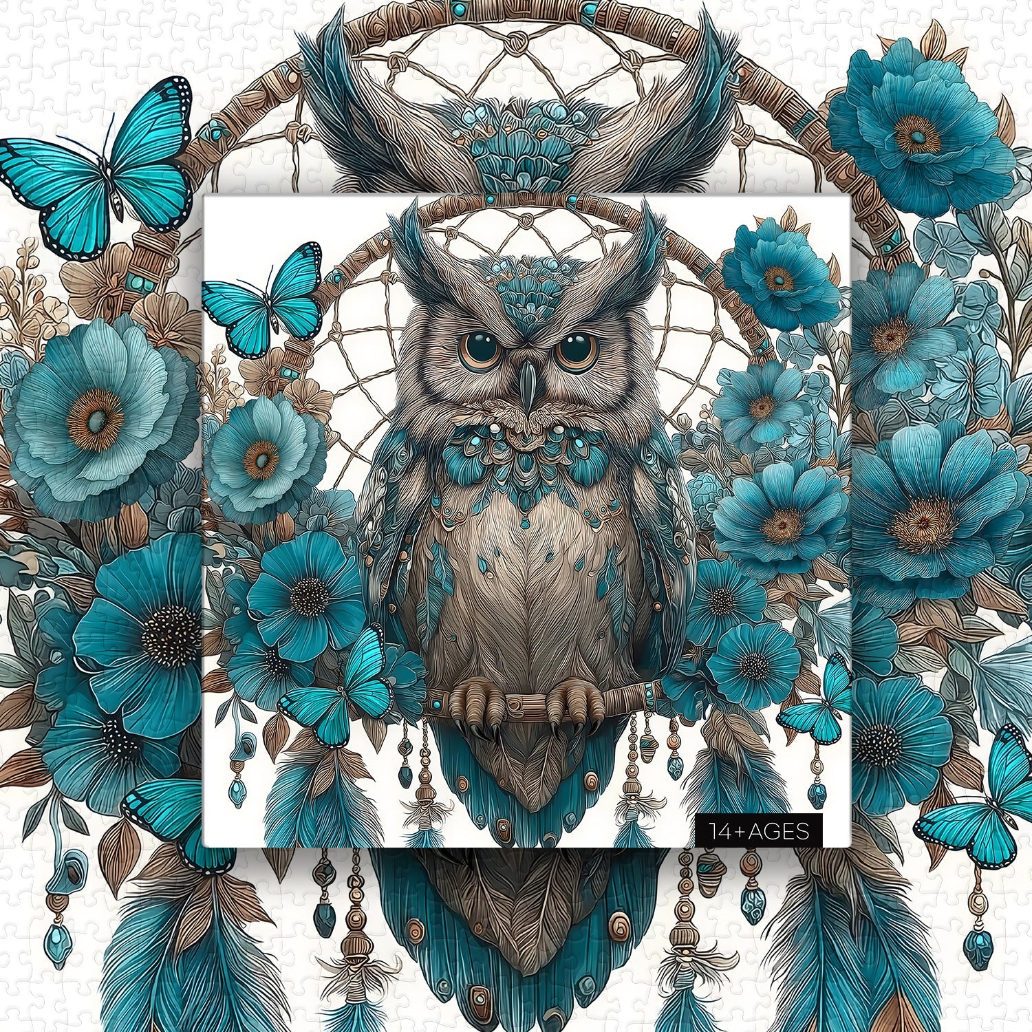 Owl Dreamcatcher Jigsaw Puzzle 1000 Pieces