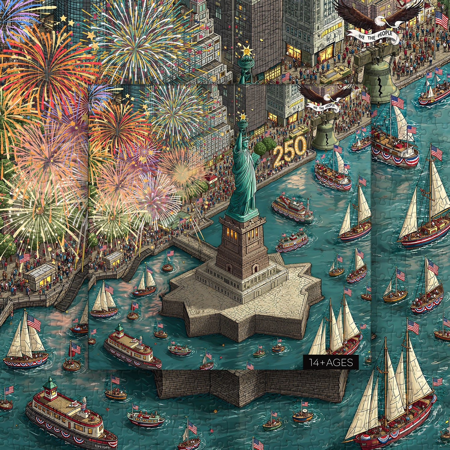 Liberty at 250 Jigsaw Puzzle 1000 Pieces