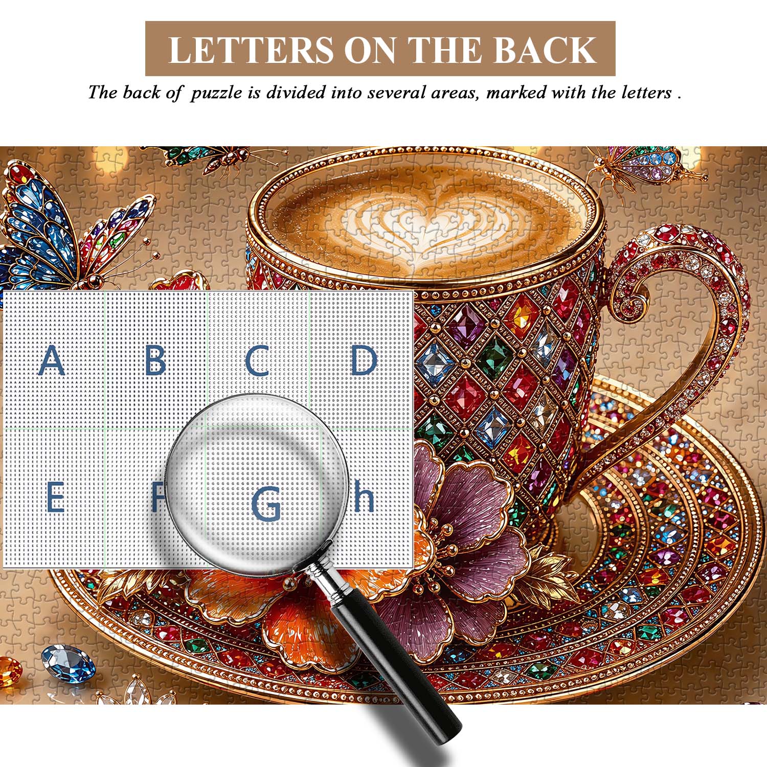Jewel Latte Jigsaw Puzzle 1000 Piece