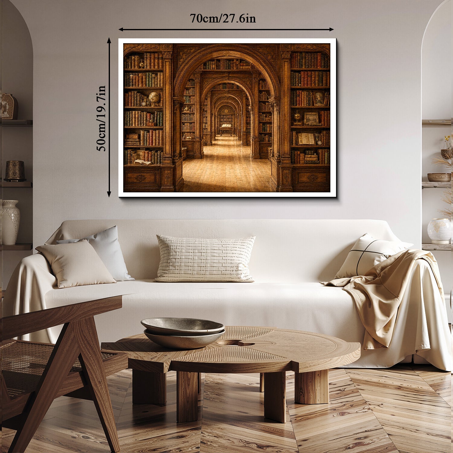 Endless Literary Halls Jigsaw Puzzle 1000 Piece