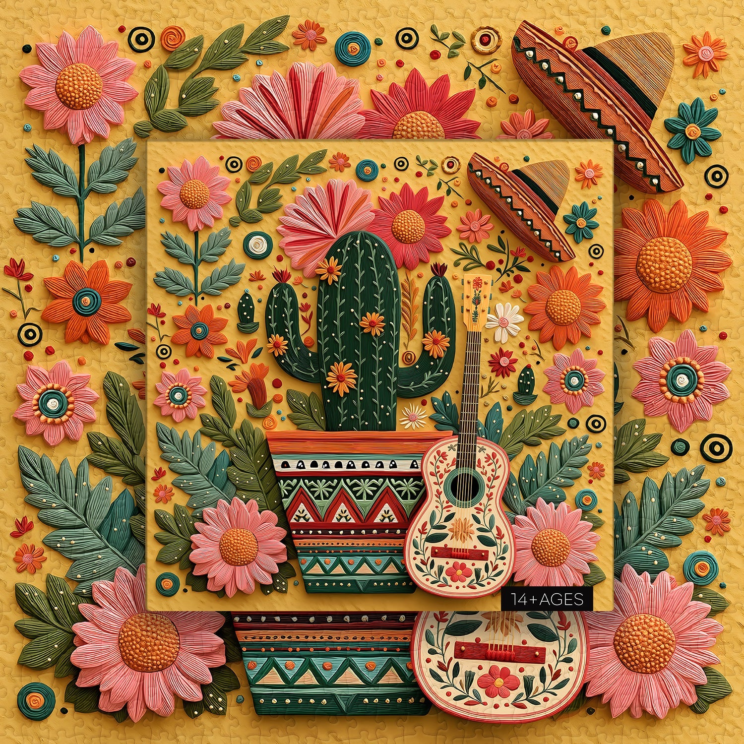 Cactus Fiesta Jigsaw Puzzle 1000 Pieces