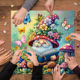 Gnome's Mushroom Wonderland Jigsaw Puzzle 1000 Pieces