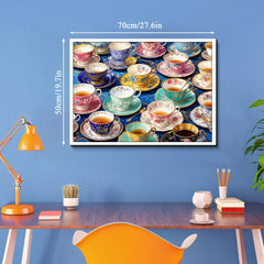 Gilded Bloom Cups Jigsaw Puzzle 1000 Piece