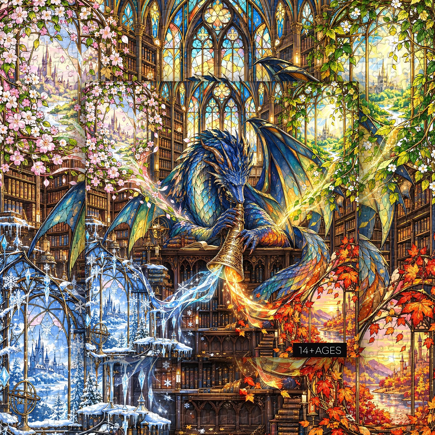 Dragon’s Season Horn Jigsaw Puzzle 1000 Piece
