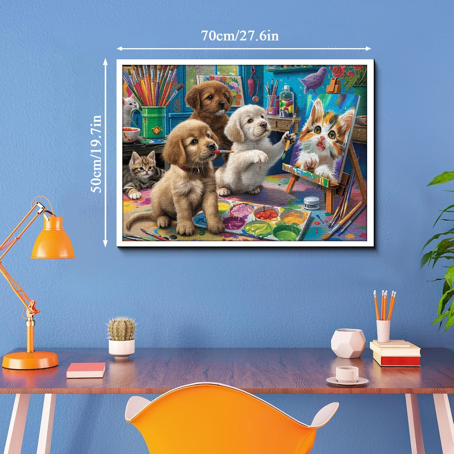 Cute Pet Art StudioJigsaw Puzzle 1000 Pieces
