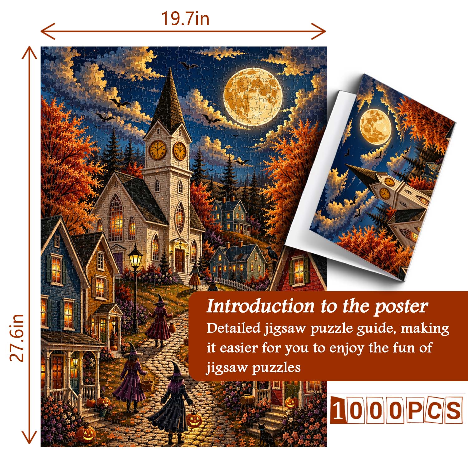Moon Witch Village Jigsaw Puzzle 1000 Piece