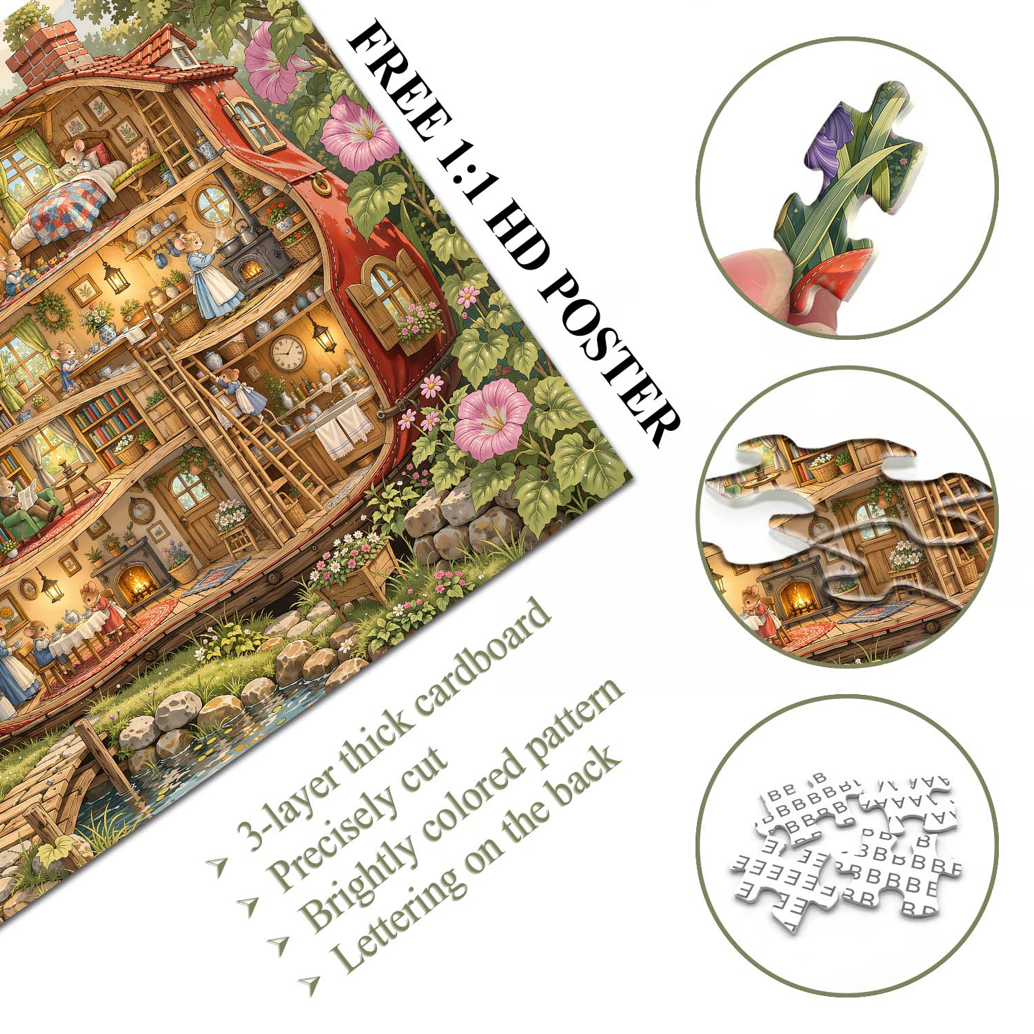A Miniature World Jigsaw Puzzle 1000 Piece