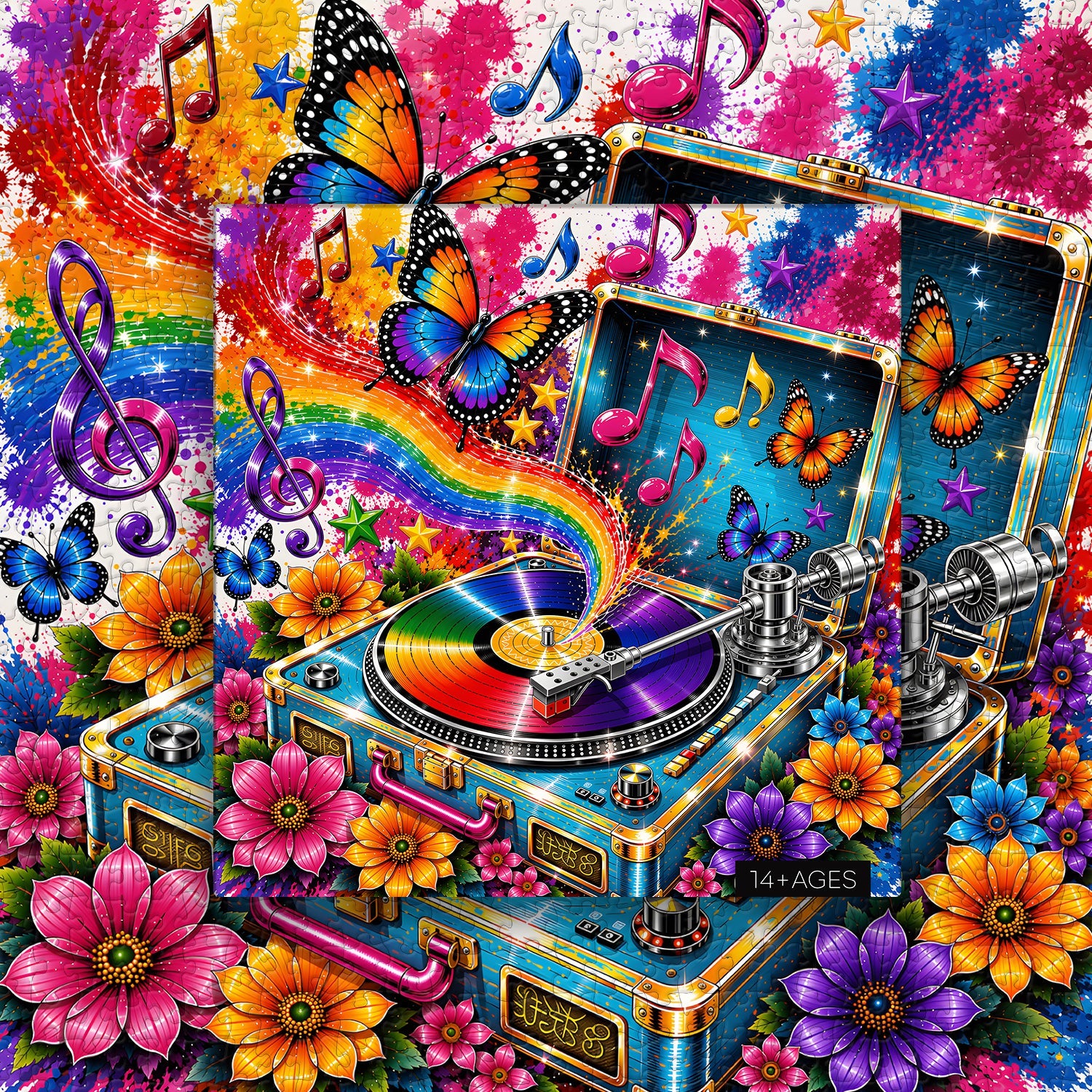 Rainbow Melody Jigsaw Puzzle 1000 Piece