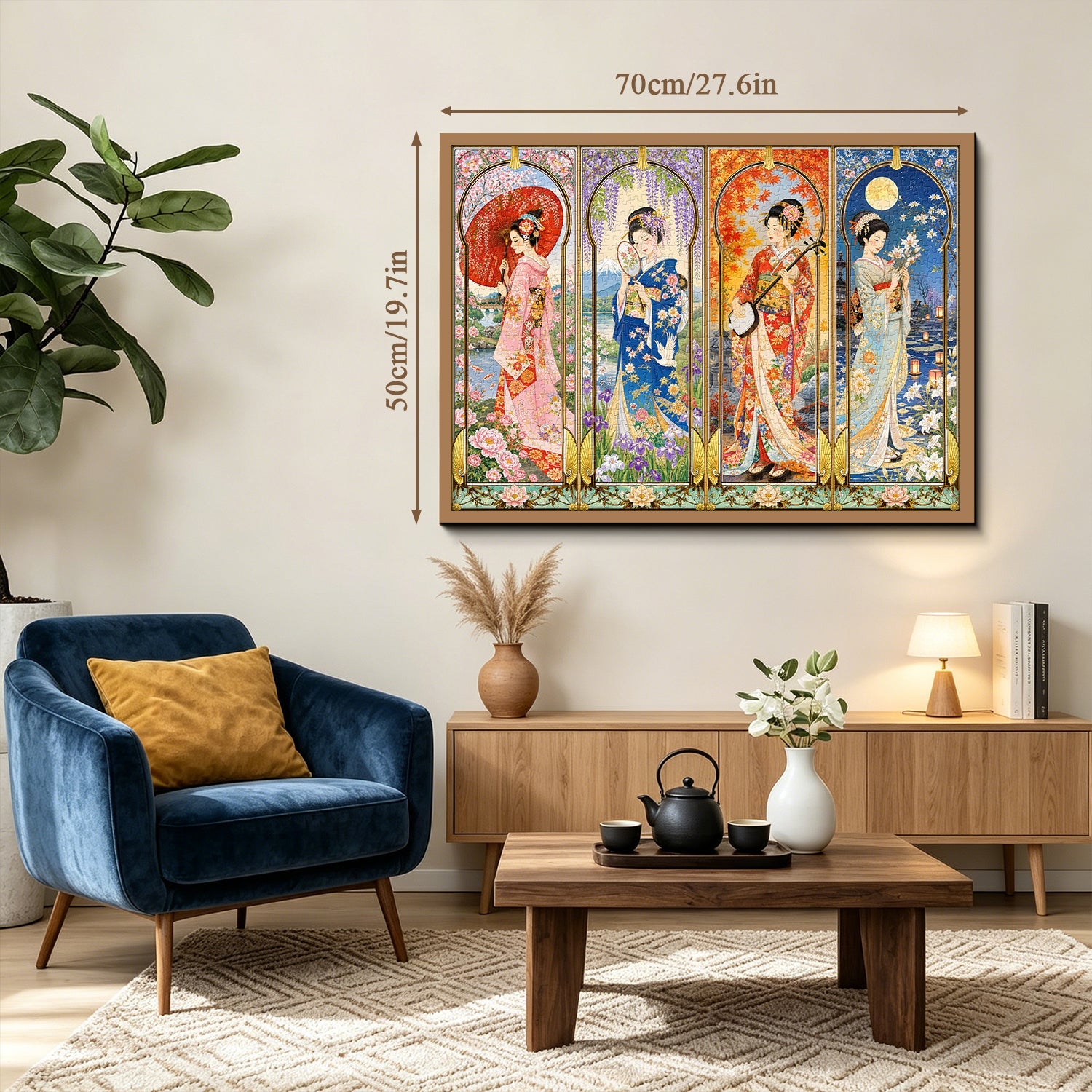 Four‑Season Maidens Jigsaw Puzzle 1000 Piece