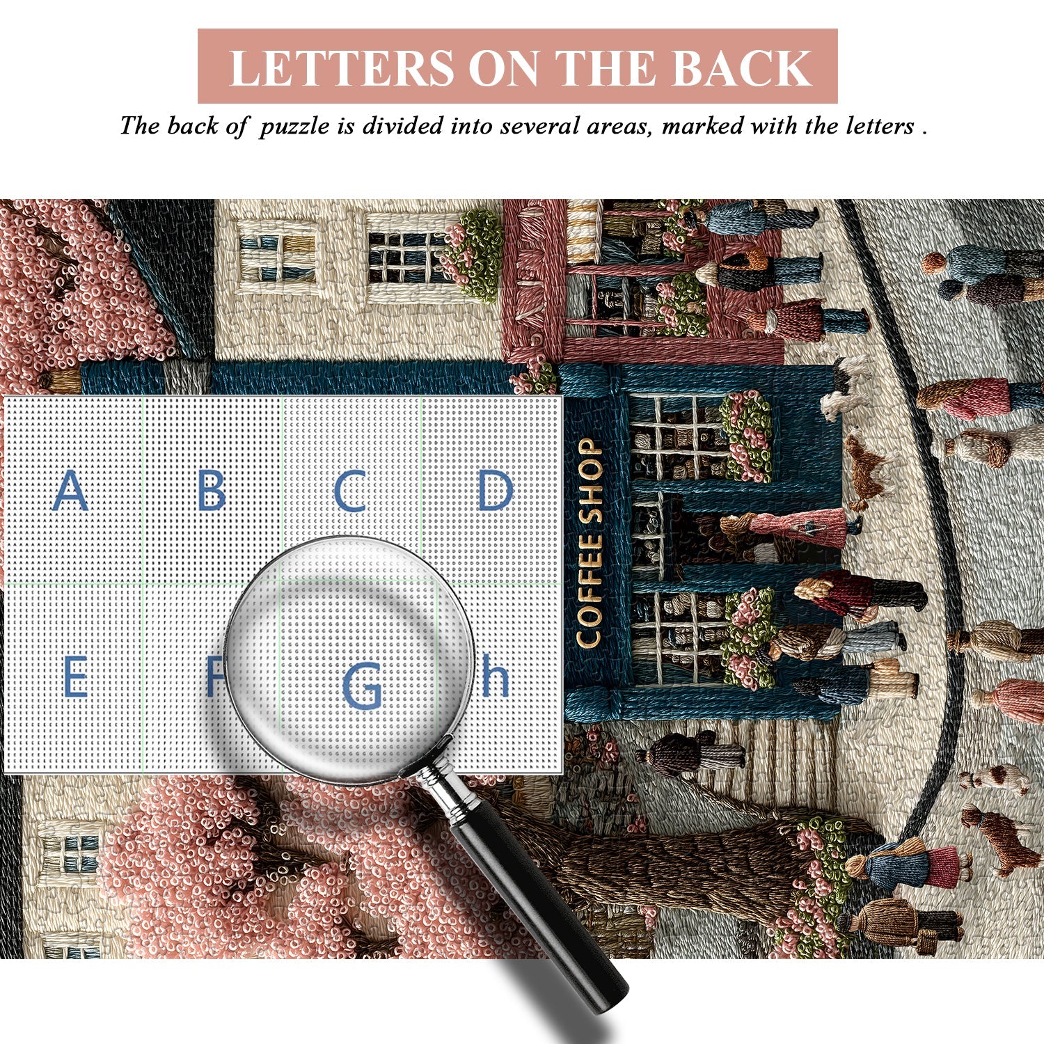 Puzzle 1000 Pièces — Rue Des Cerisiers En Fleurs