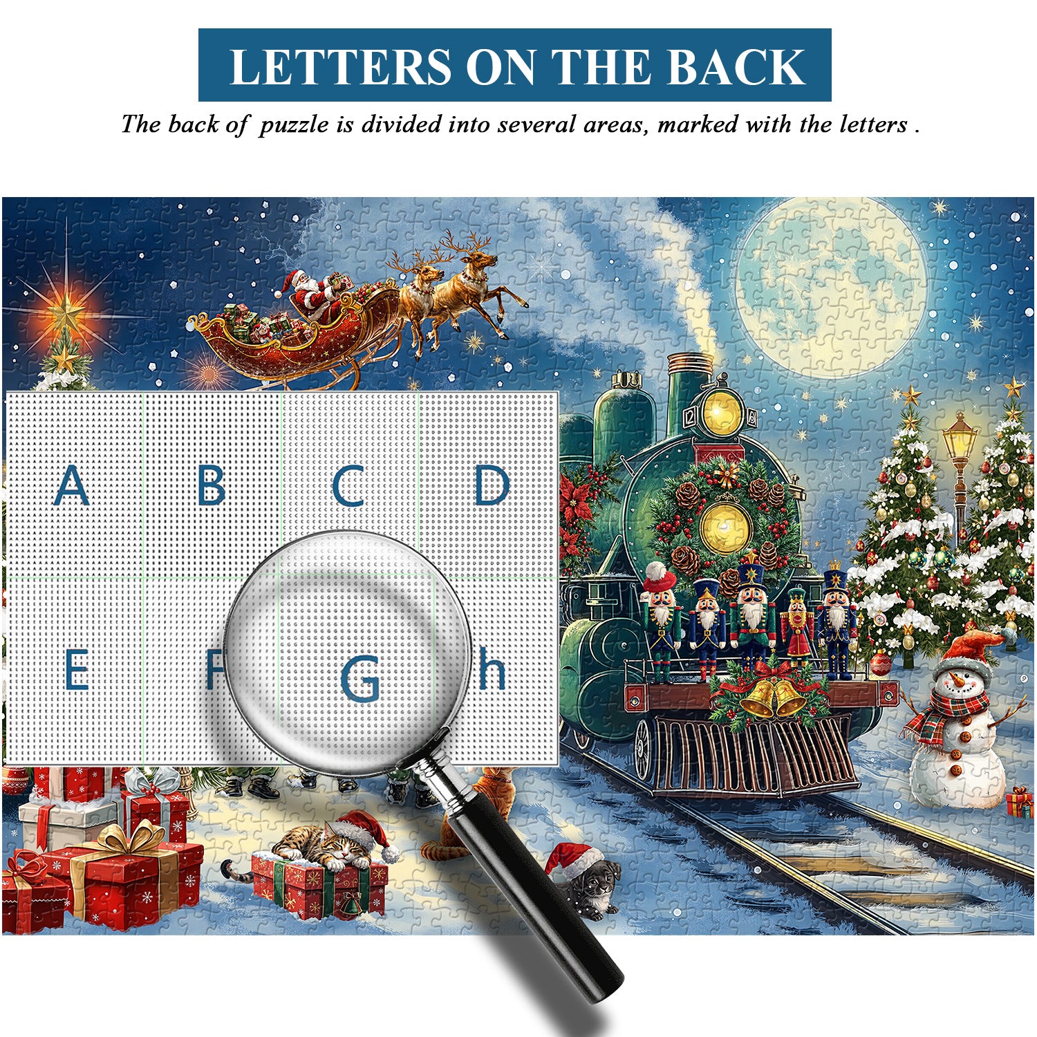 Christmas Train Jigsaw Puzzle 1000 Pieces