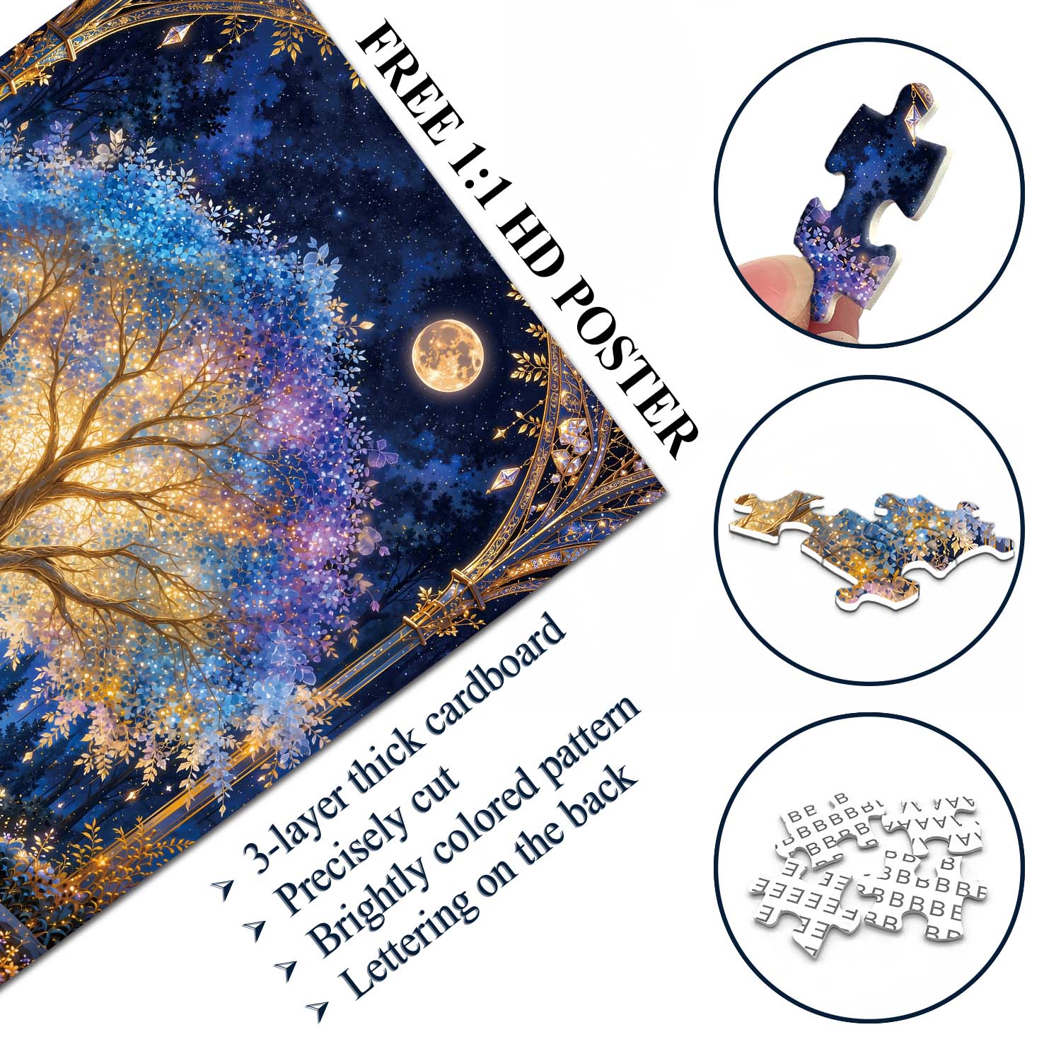 Moonlit Boughs Jigsaw Puzzle 1000 Pieces