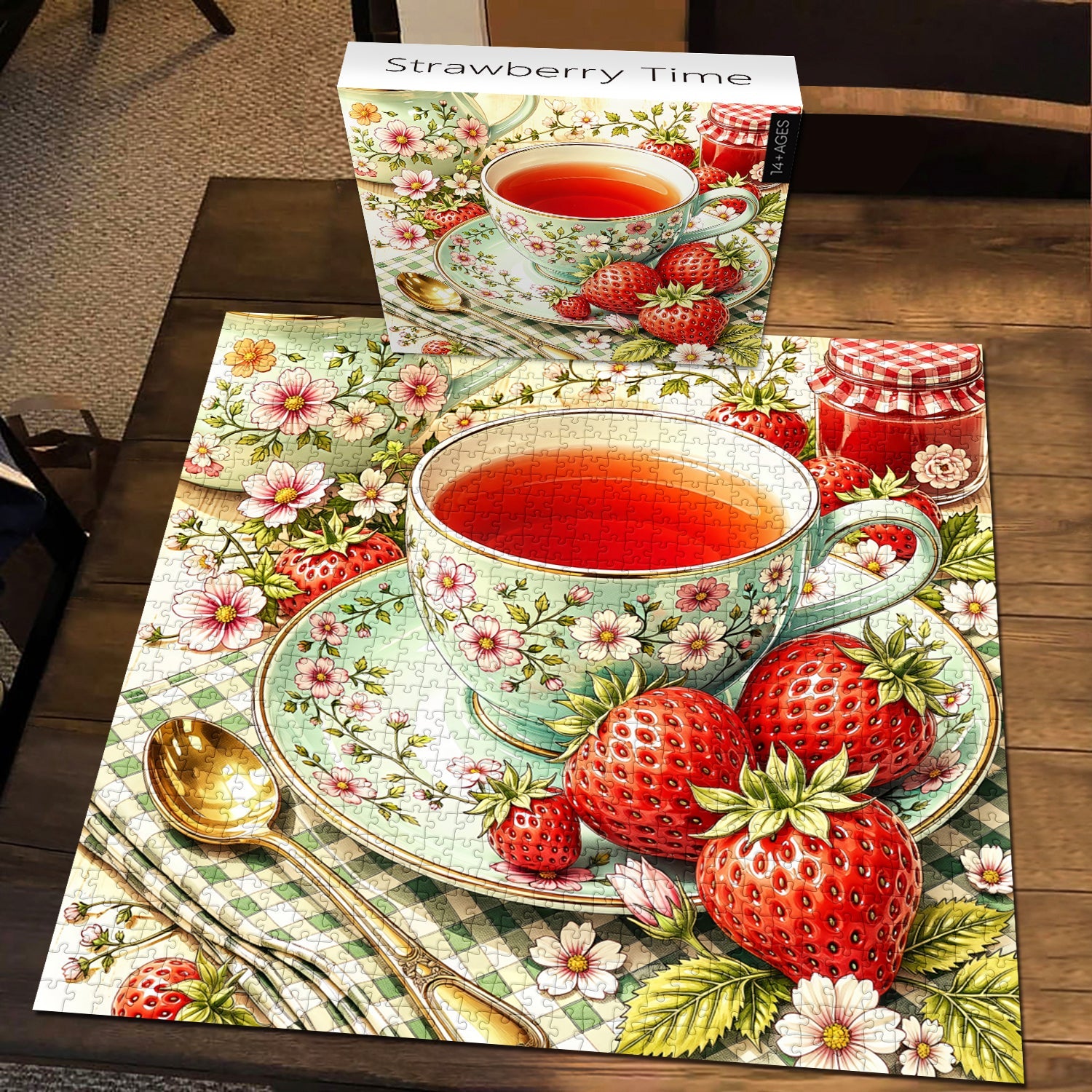 Strawberry Time Jigsaw Puzzle 1000 Piece