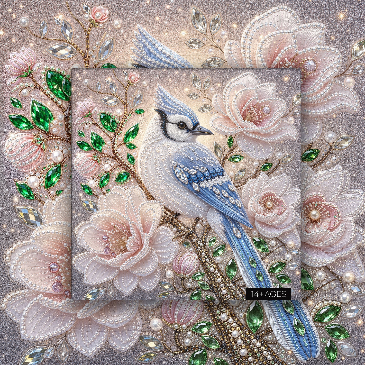 Starry Blue Plume Jigsaw Puzzle 1000 Piece