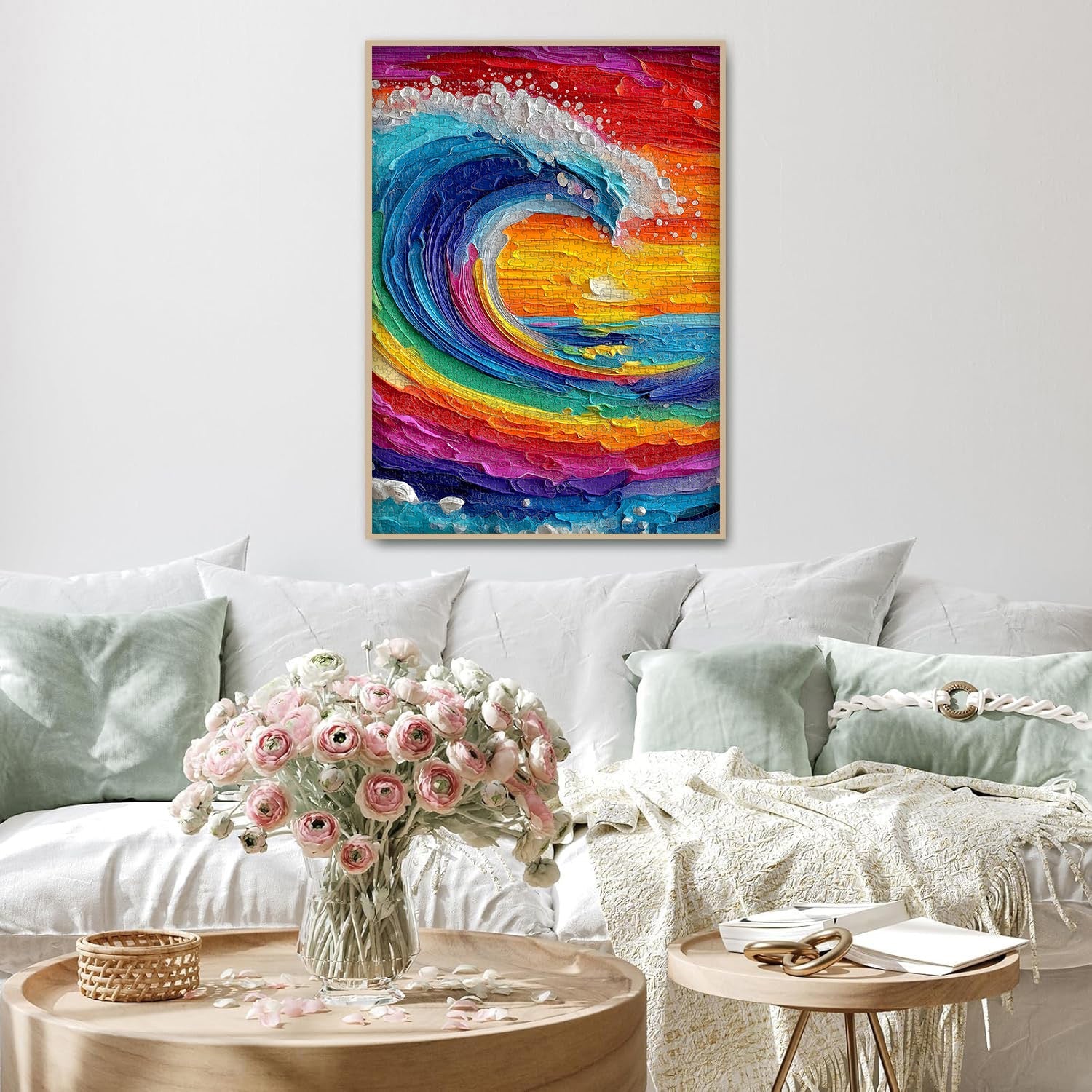 Colorful Waves Jigsaw Puzzle 1000 Pieces