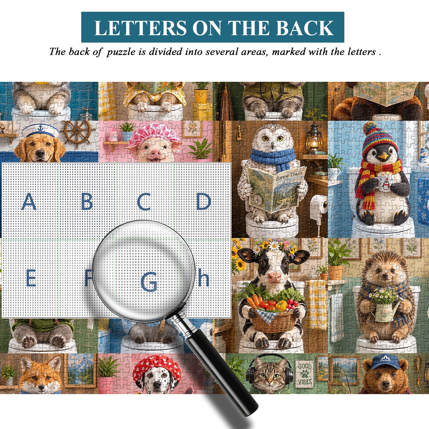Toilet Tales Jigsaw  Puzzle 1000 Piece