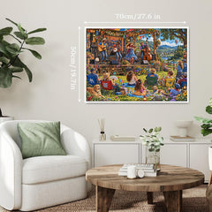 Mountain Folk Fest Jigsaw Puzzle 1000 Piece