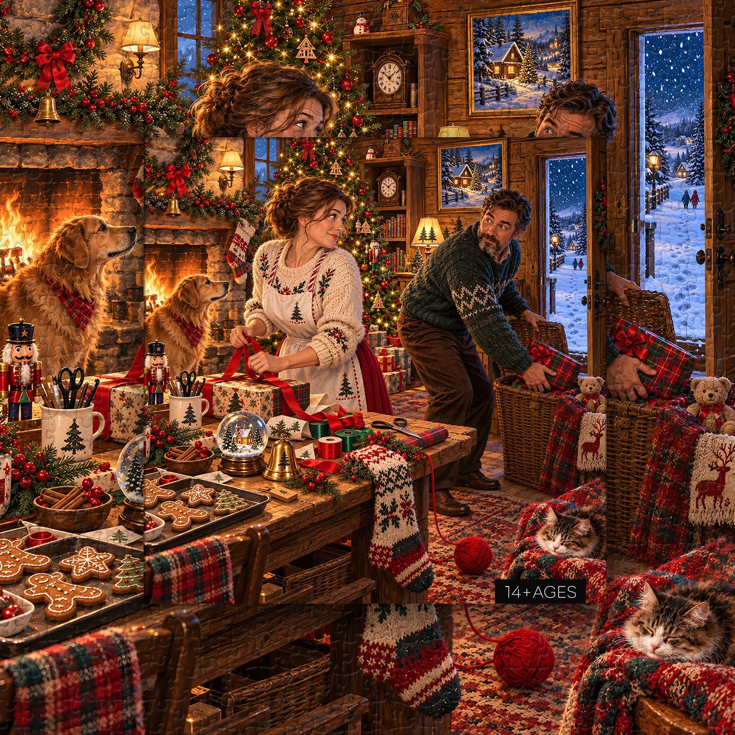 Secret Christmas Surprise Jigsaw Puzzle 1000 Piece
